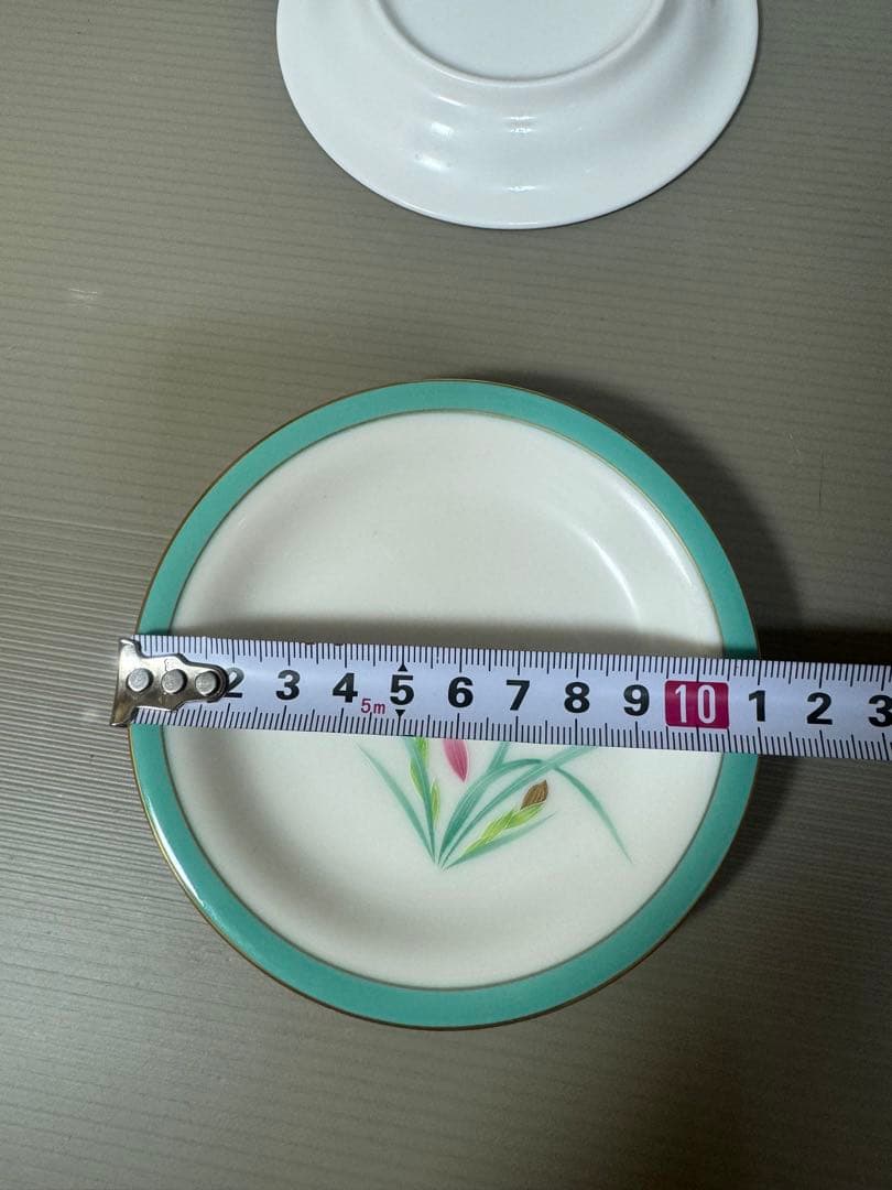 2242 香蘭社　金彩　小皿　5客　未使用