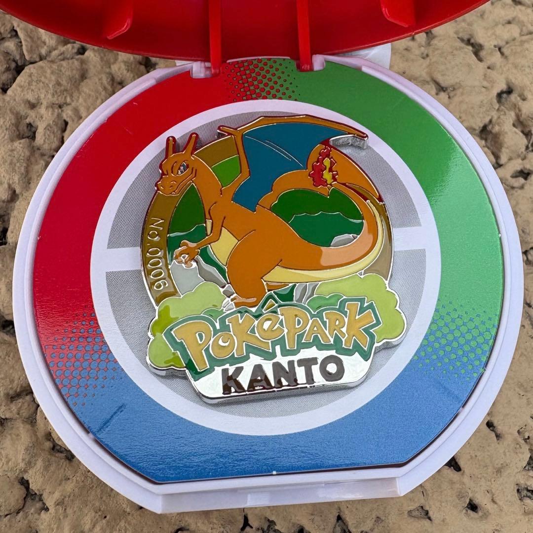 ポケパークカントー限定 ピンバッジ　No.006 リザードン