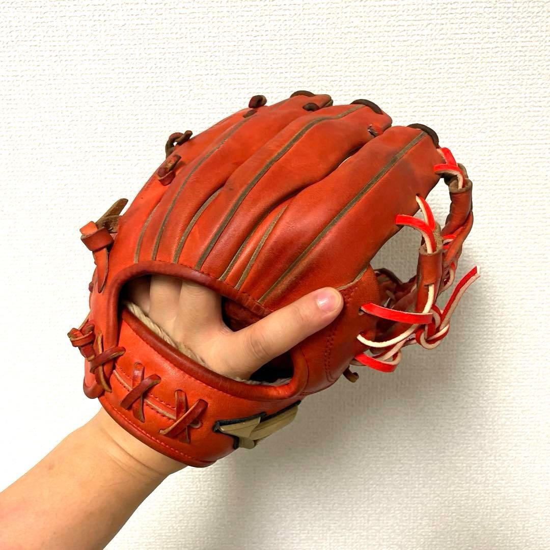 386 ミズノ グローバルエリート 型抜群 即戦力 軟式 内野手用グローブ