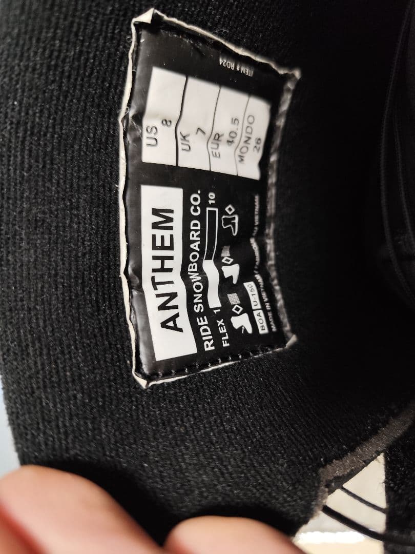 ANTHEM RIDE スノーボードブーツ