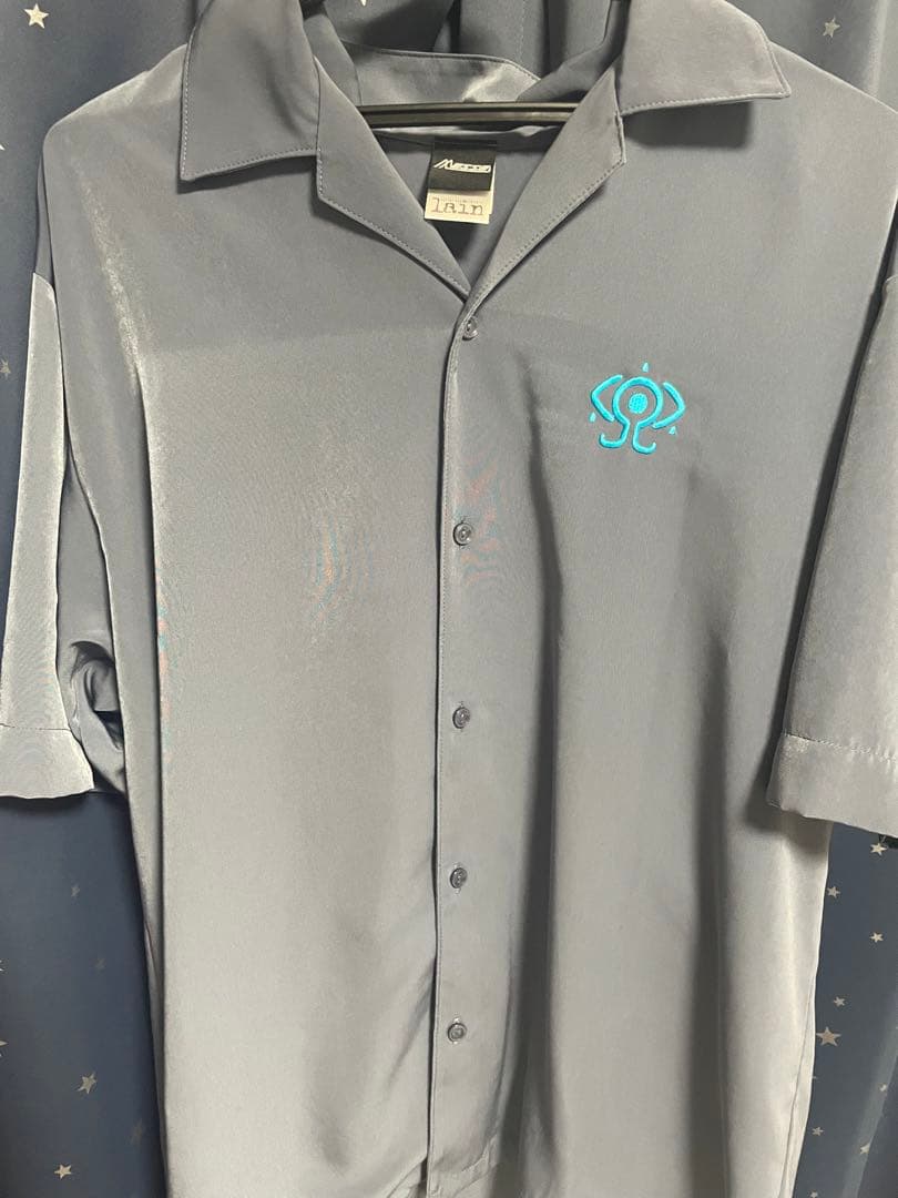 serial experiments lain 刺繍シャツ