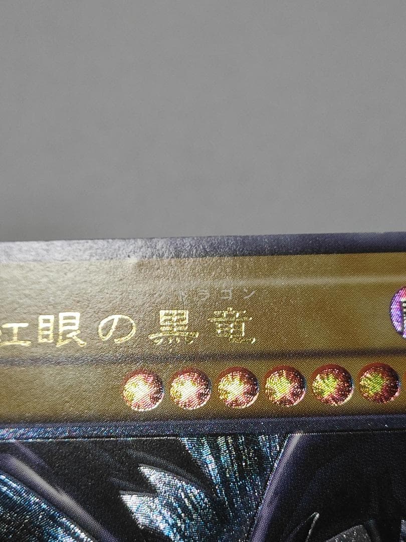 遊戯王　真紅眼の黒竜　レリーフ　301-056