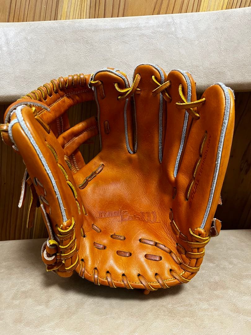 ウィルソン　軟式グラブ　オレンジ