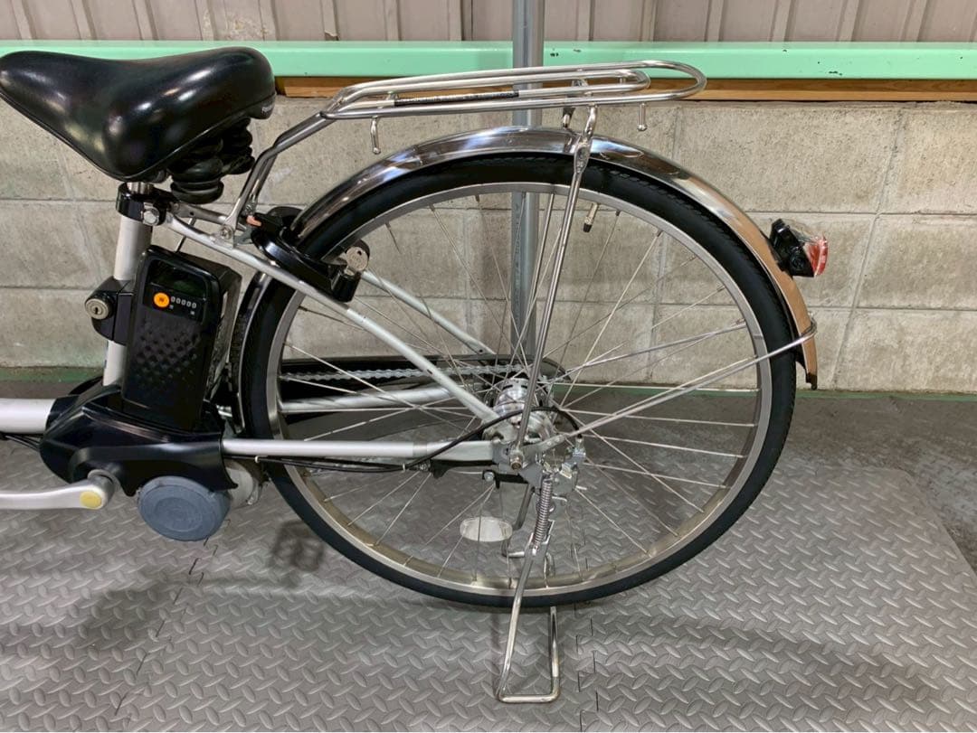 電動自転車　パナソニック　ビビDX 26インチ シルバー　№6114