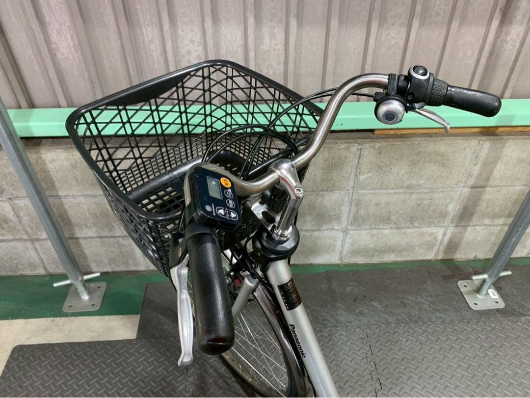 電動自転車　パナソニック　ビビDX 26インチ シルバー　№6114
