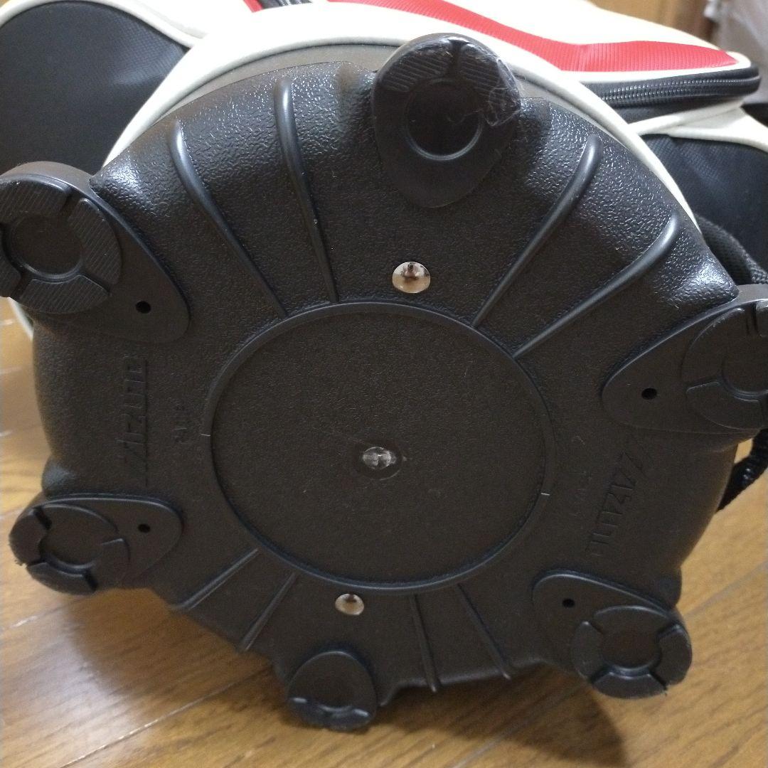 Mizuno キャディバッグ ホワイト　レッド　ブラック　おまけ付IGNIO