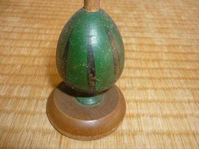 極希少 昭和30年代◆コーワ（興和）パイプをくわえる木製首振りカエル コロちゃん