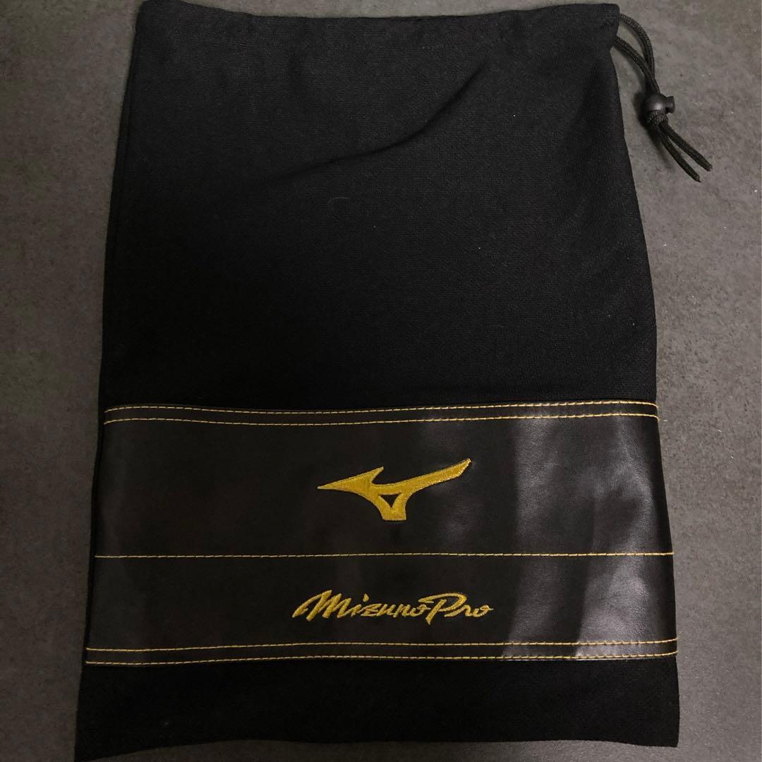 ミズノプロ キップ革 一般 大人用 硬式 左 投手 野球 グローブ グラブ 良品