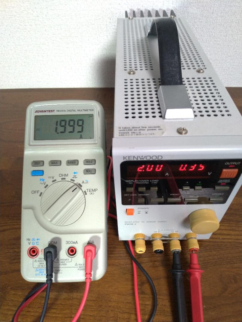 値下げ 0-±18V 2A　安定化電源　PW18-2　KENWOOD ケンウッド