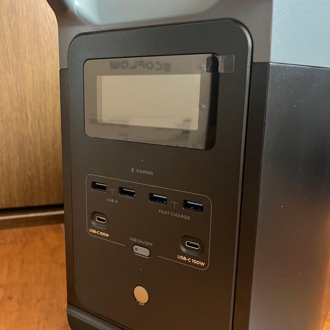 【新品】ECOFLOW ポータブル電源 delta2