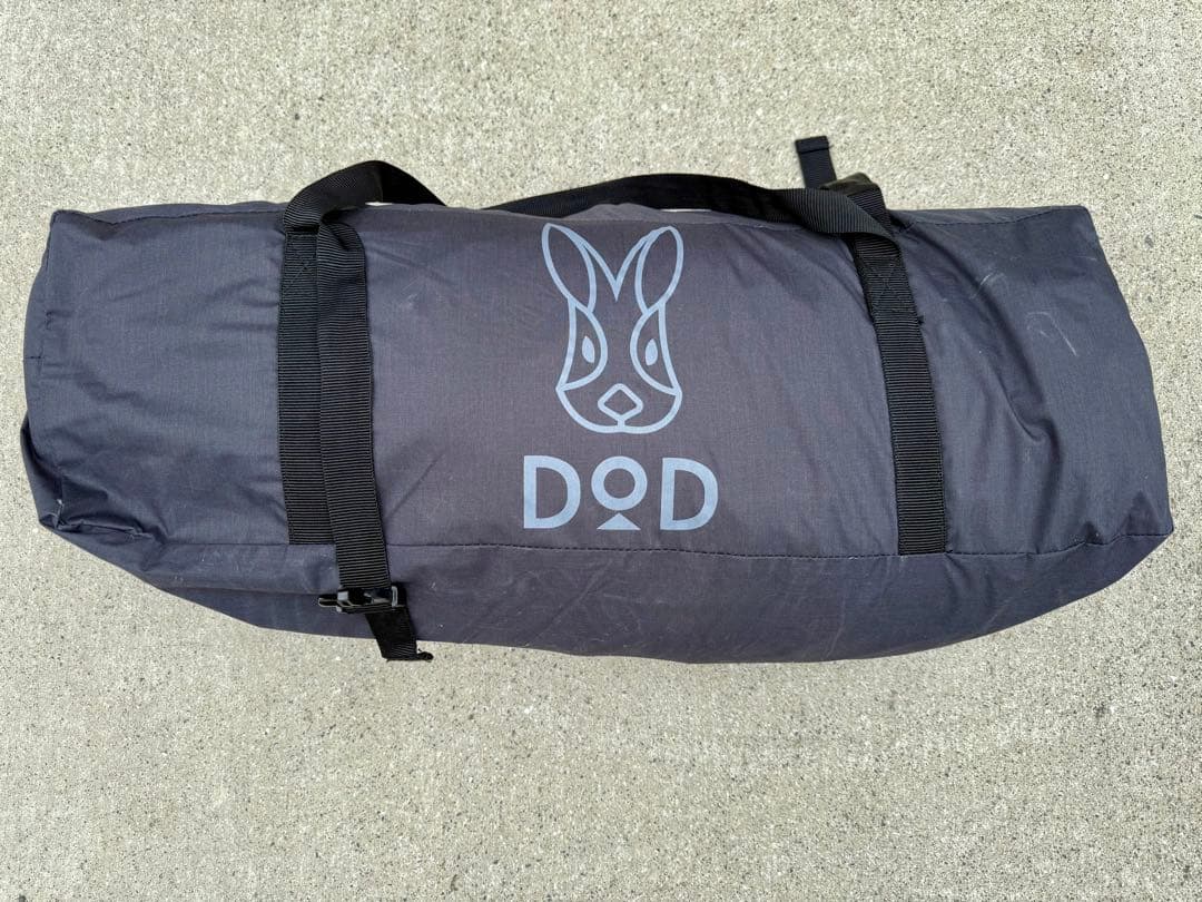 DOD　パップフーテント ブラック　廃盤品 T2-540-BK/TN キャンプ