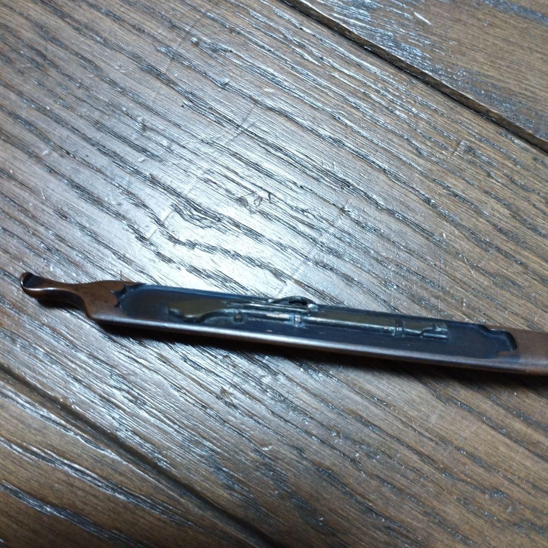 武具　笄．小柄セット　火縄銃図案　骨董品　刀装具　珍品