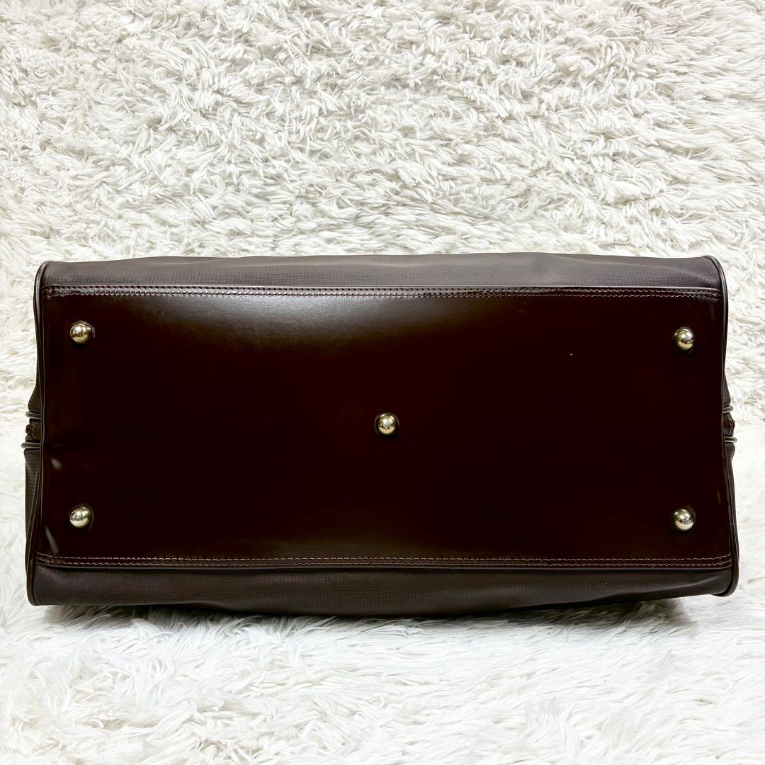 【未使用級】 バーバリーゴルフ ボストンバッグ 2way ブラウン ノバチェック