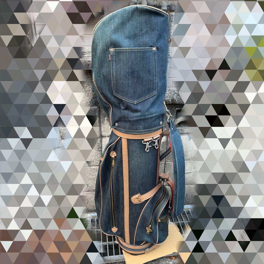 希少☆ EVISU エヴィス　ゴルフ　 デニム　キャディバッグ　初期モデル