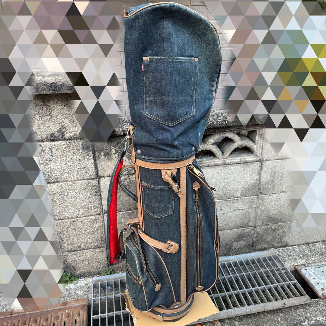 希少☆ EVISU エヴィス　ゴルフ　 デニム　キャディバッグ　初期モデル