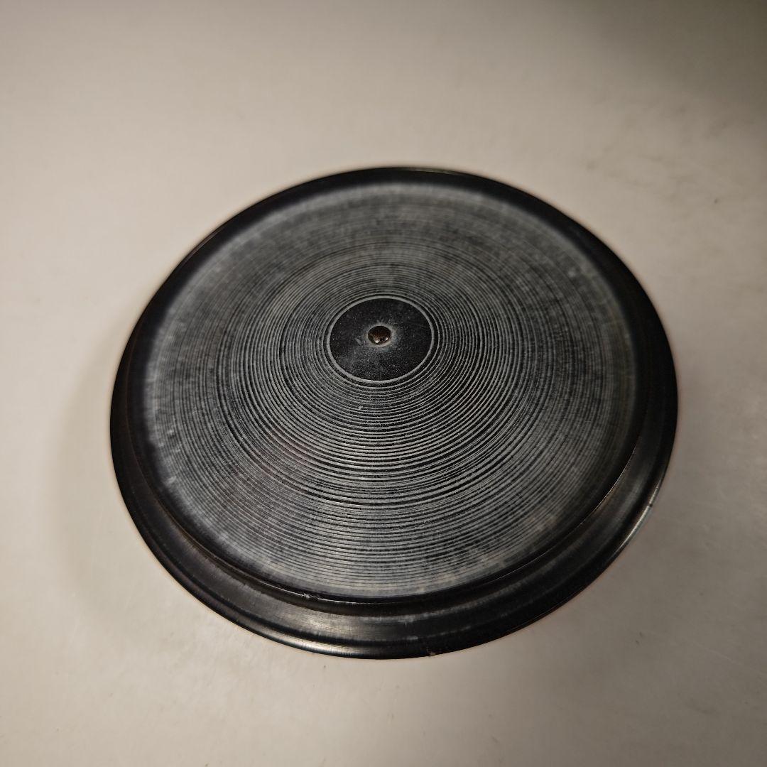 イ484 茶釜『釜師　畠春斎』『古天明筋釜　環・替蓋付　共箱』鉄釜　茶道具