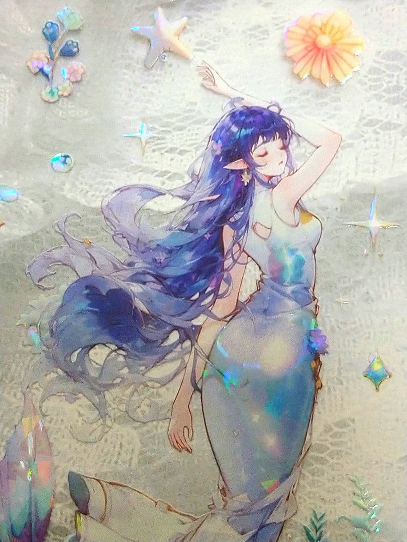 ✩再販✩J762＃深海灵动(贝壳光)未定义切り売り海外人物マステ女の子