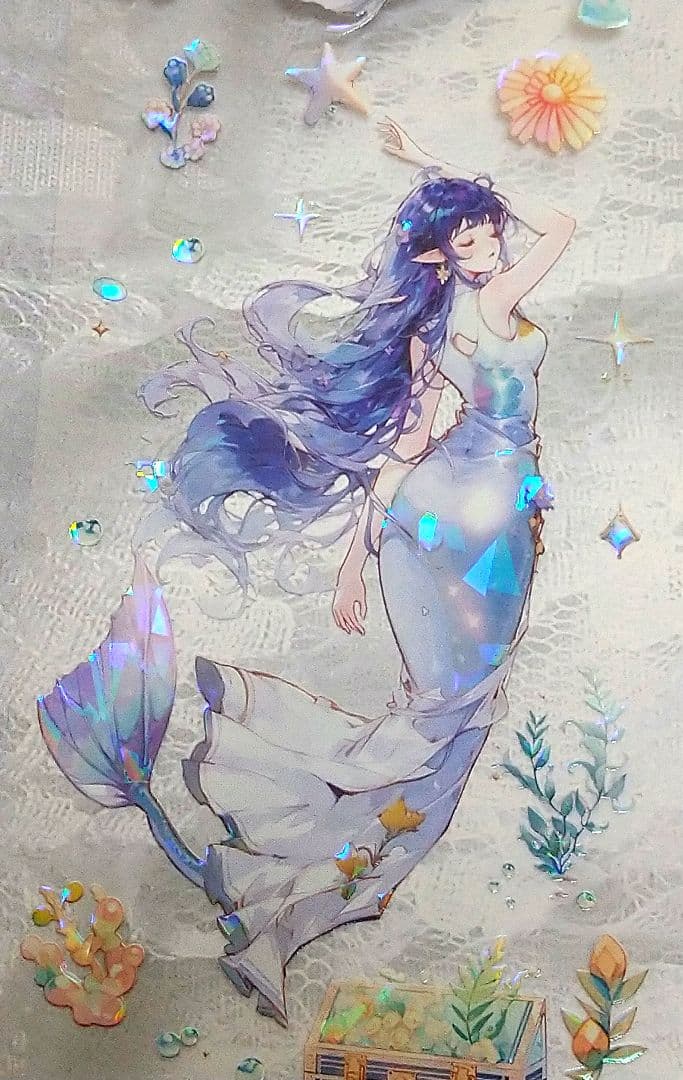 ✩再販✩J762＃深海灵动(贝壳光)未定义切り売り海外人物マステ女の子