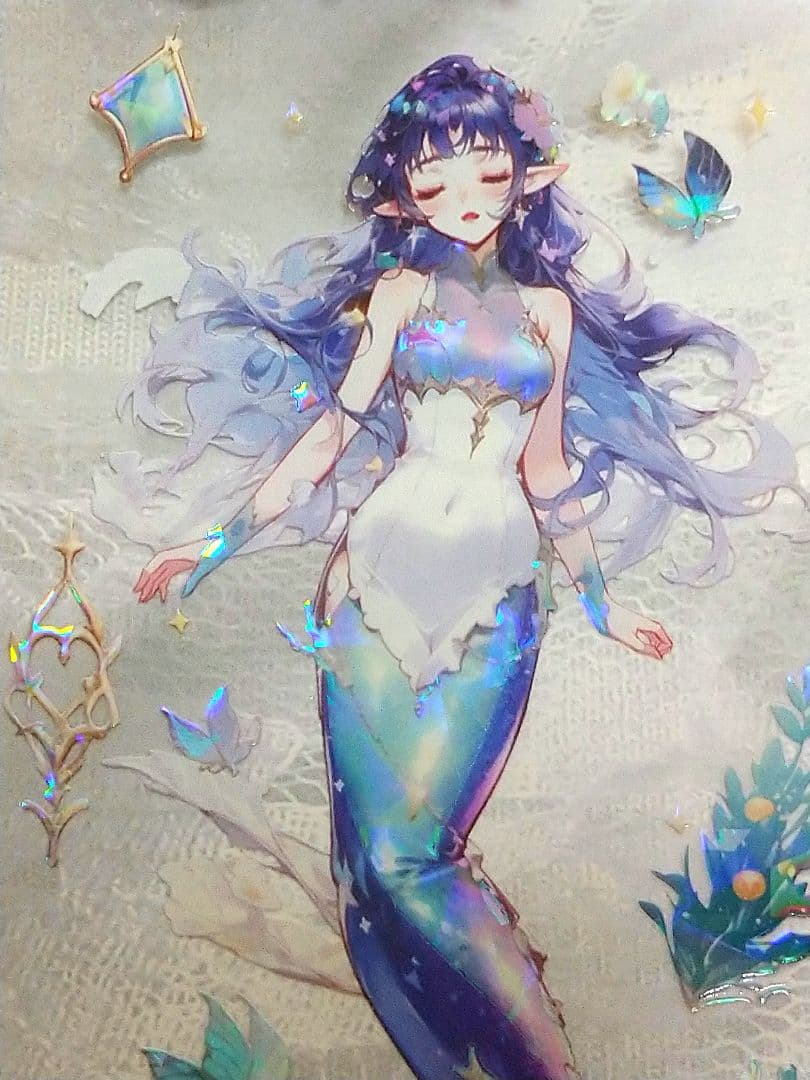 ✩再販✩J762＃深海灵动(贝壳光)未定义切り売り海外人物マステ女の子