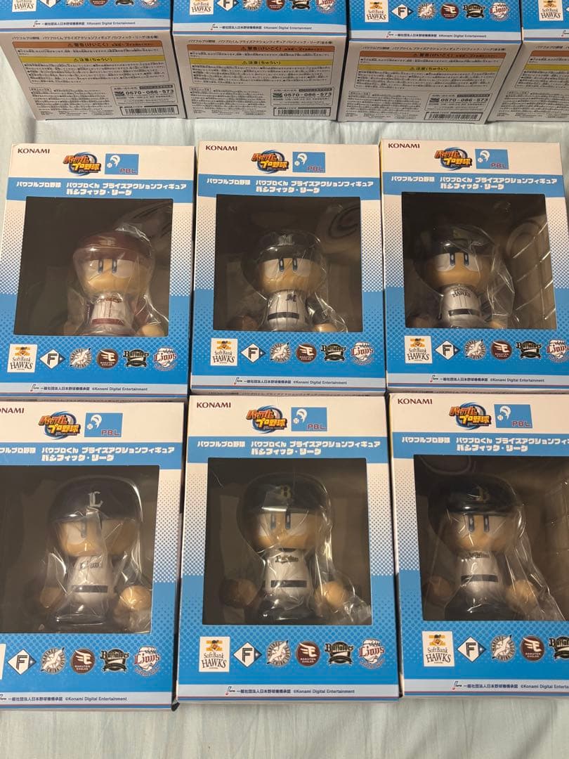 パワプロくん プライズアクションフィギュア パシフィック・リーグ 5種6個