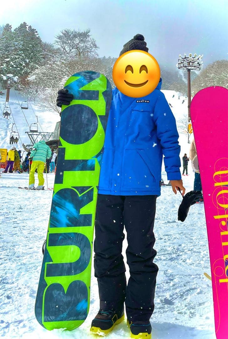 BURTONボーイズ　スノボウェア上下セット 身長160cm