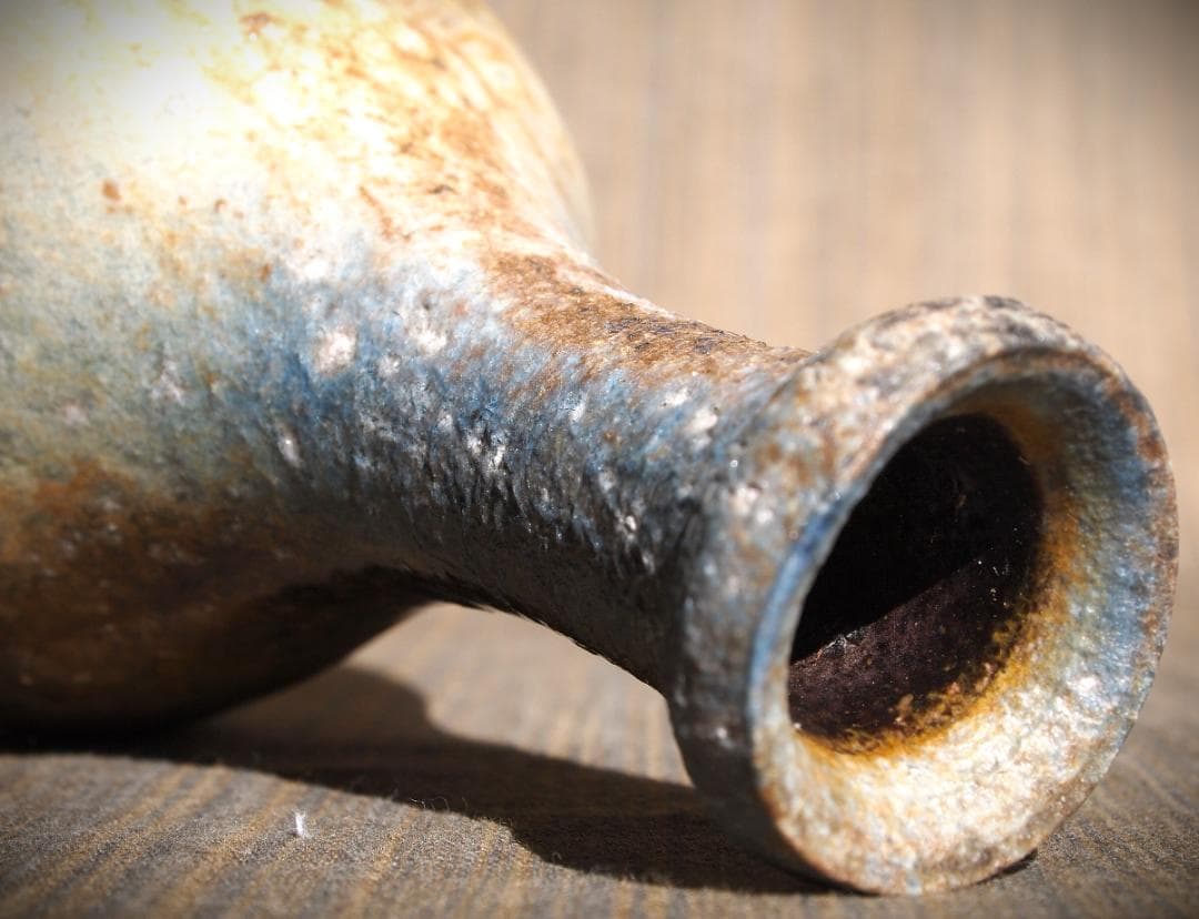 人気作家★大岩智之【師：隠崎隆一】★黒備前徳利★共箱