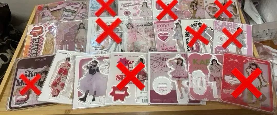 FRUITSZIPPER 松本かれん アクスタまとめ売り セット バラ売り可