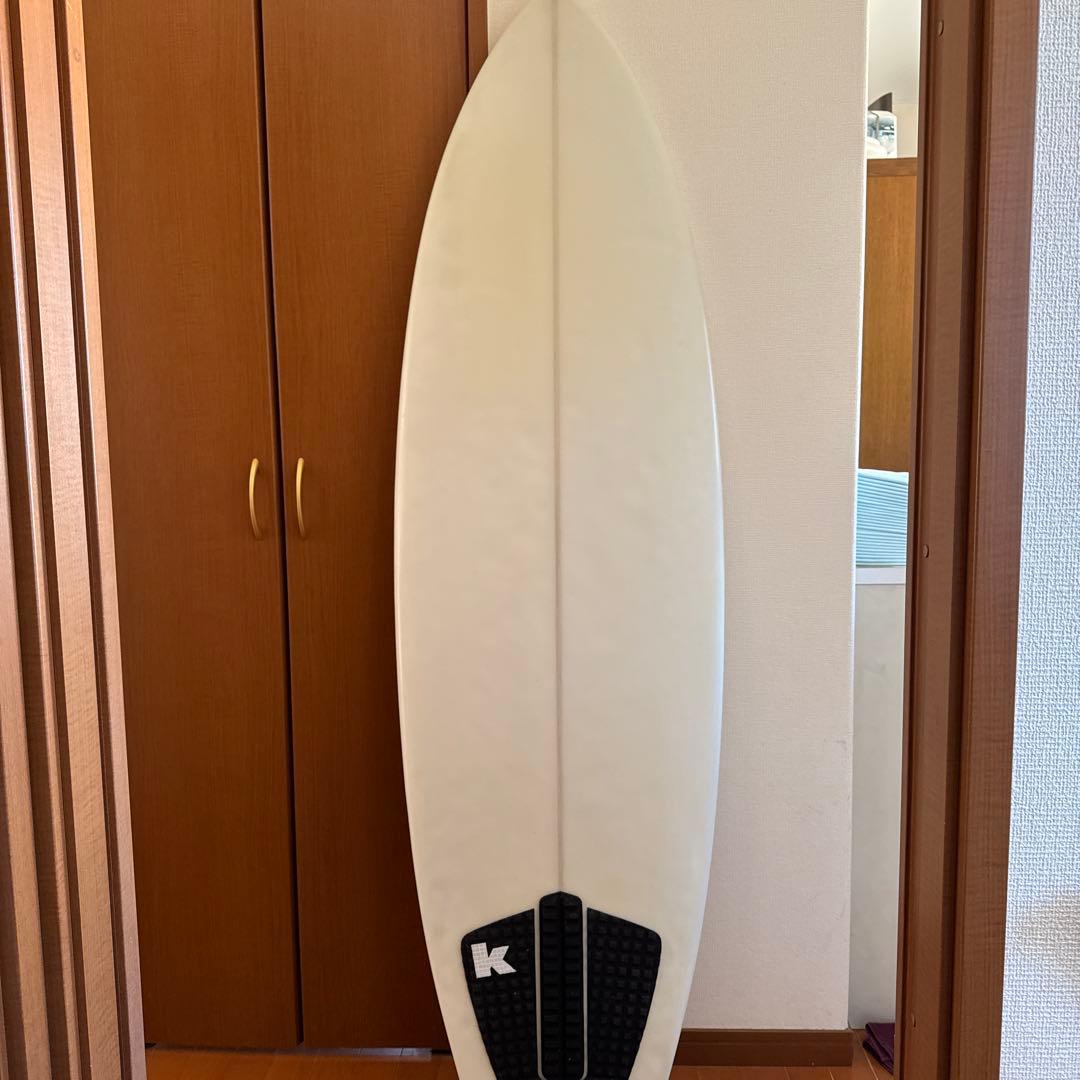 美品　サーフボード　ノーブランド　5フィン　フィッシュ　6.0 38L