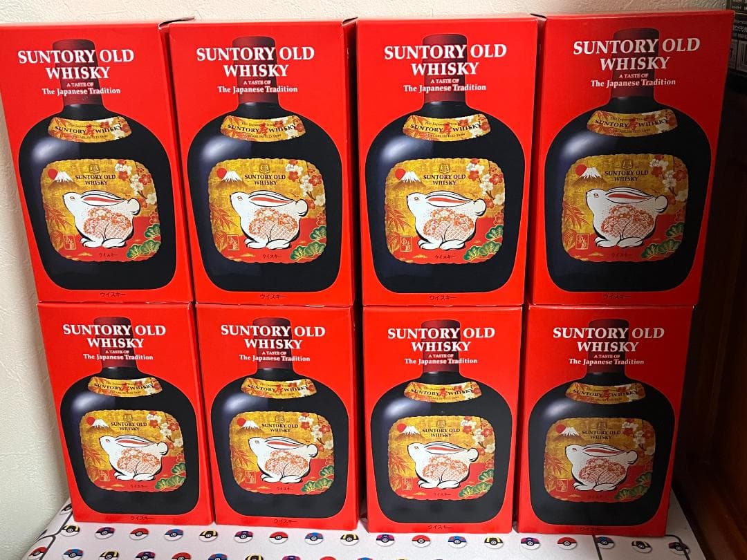 新品・未開栓　サントリー　オールド　卯年ラベル　ウイスキー　8本セット