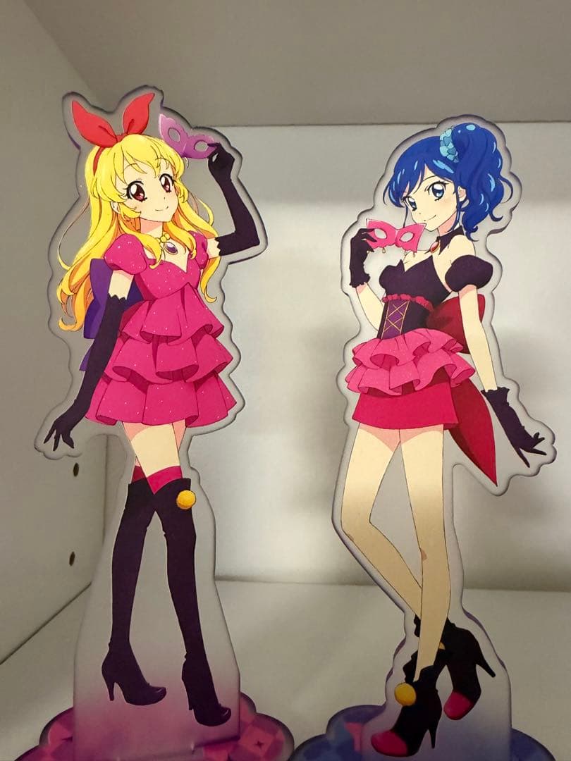 アイカツ 星宮いちご 霧矢あおい マスカレード アクリルスタンド おまけ付き