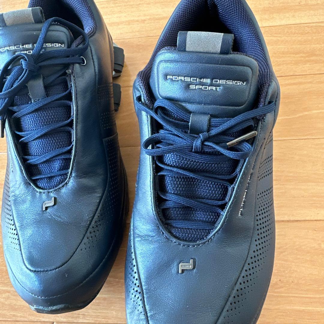 美品adidasコラボPorsche Design スポーツシューズ ネイビー