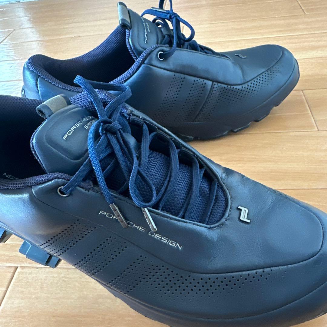 美品adidasコラボPorsche Design スポーツシューズ ネイビー