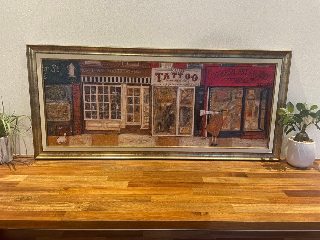 「あなたの住む街角で」 サムトフト アートパネル sam toft 絵画