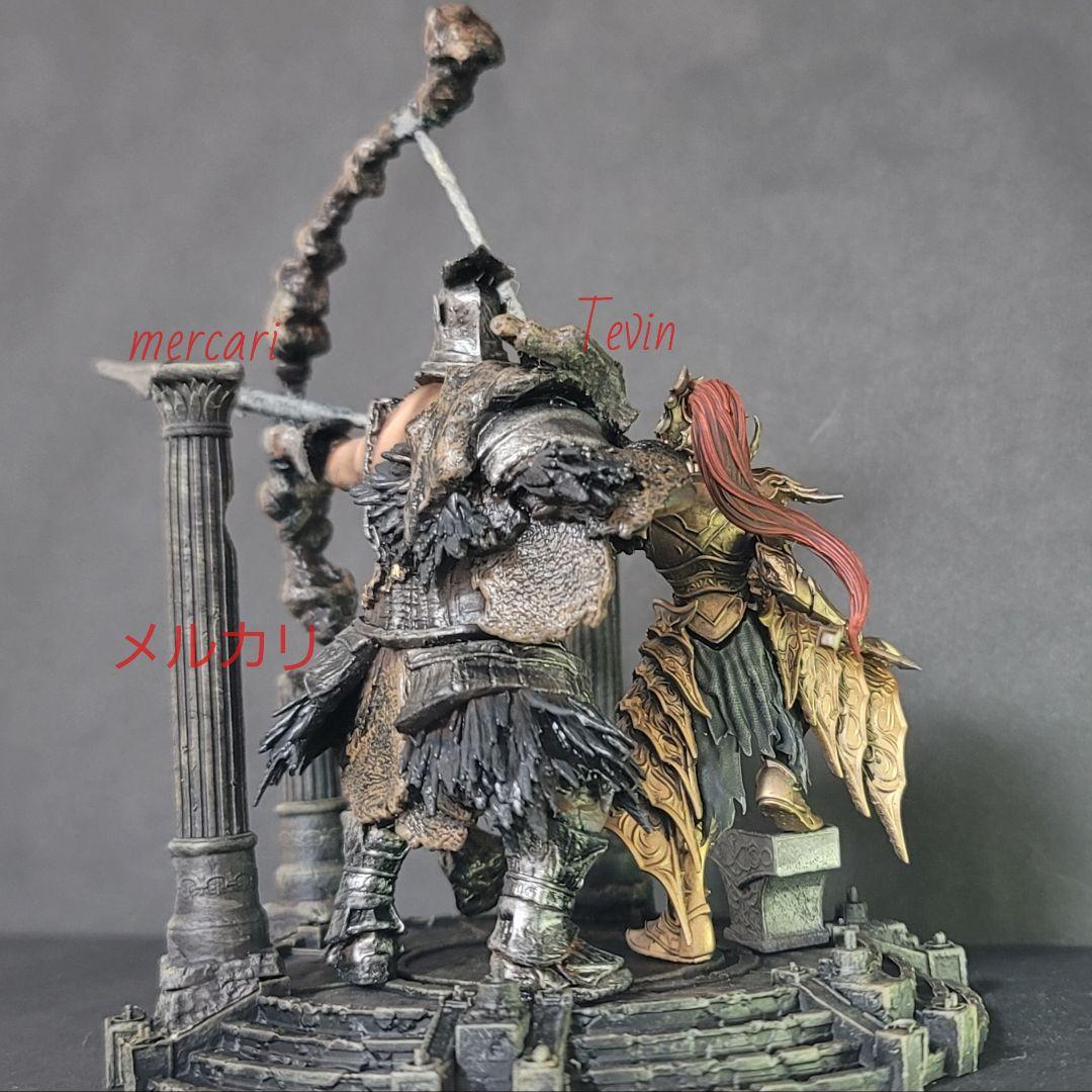 ★ダークソウル★鷹の目ゴー&竜狩りオーンスタイン★塗装済み完成品★ガレージキット