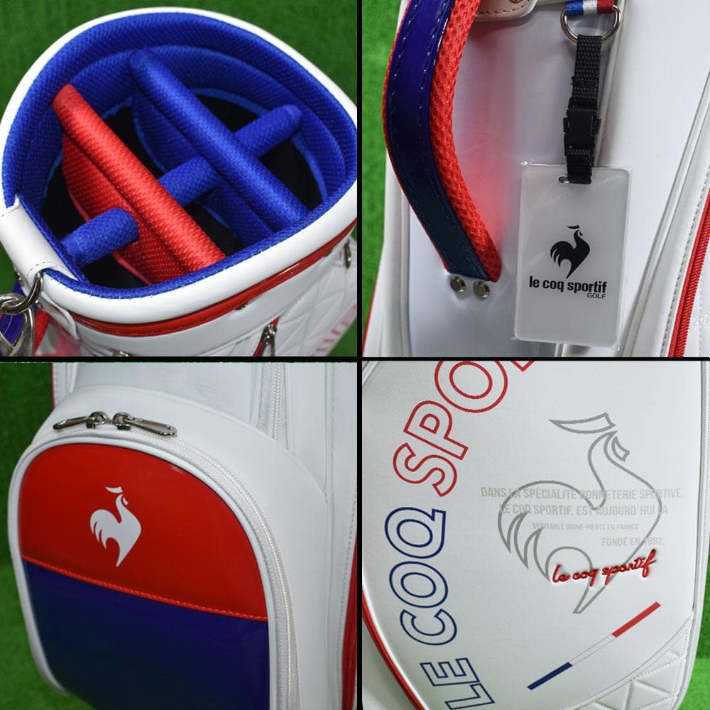 ルコックスポルティフ レディース キャディバッグ ８.５型【ホワイト】新品！