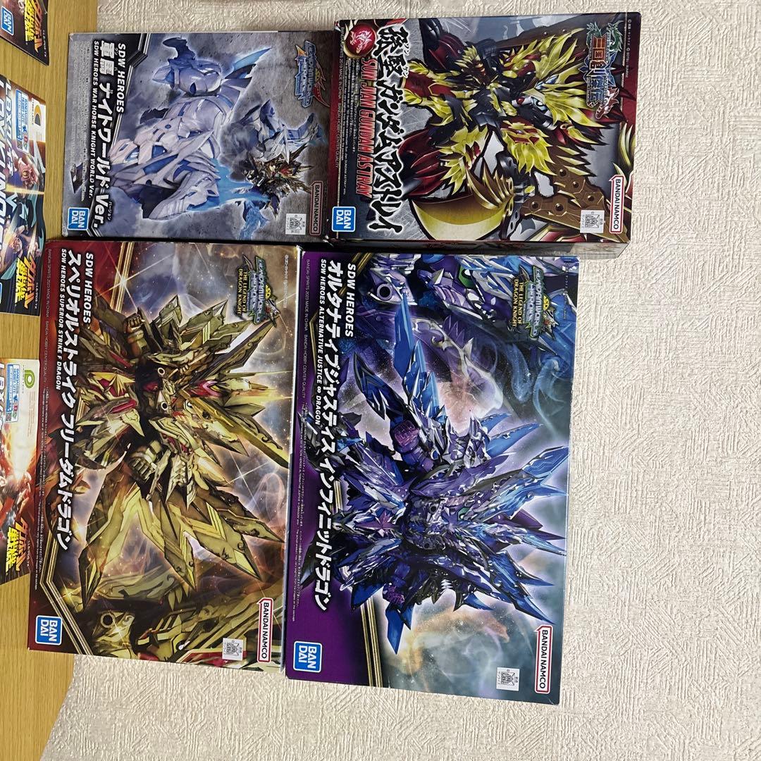 【ジャンク品】SDガンダムシリーズその他、引退品