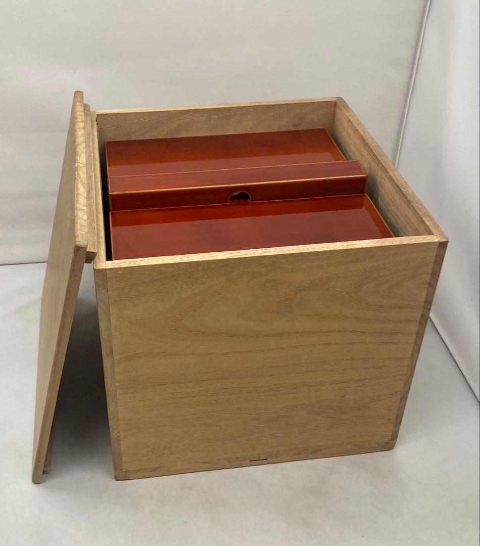 B416b「飛騨製 釣瓶水指」14代淡々斎宗匠箱書付　蓋に花押有　春慶塗