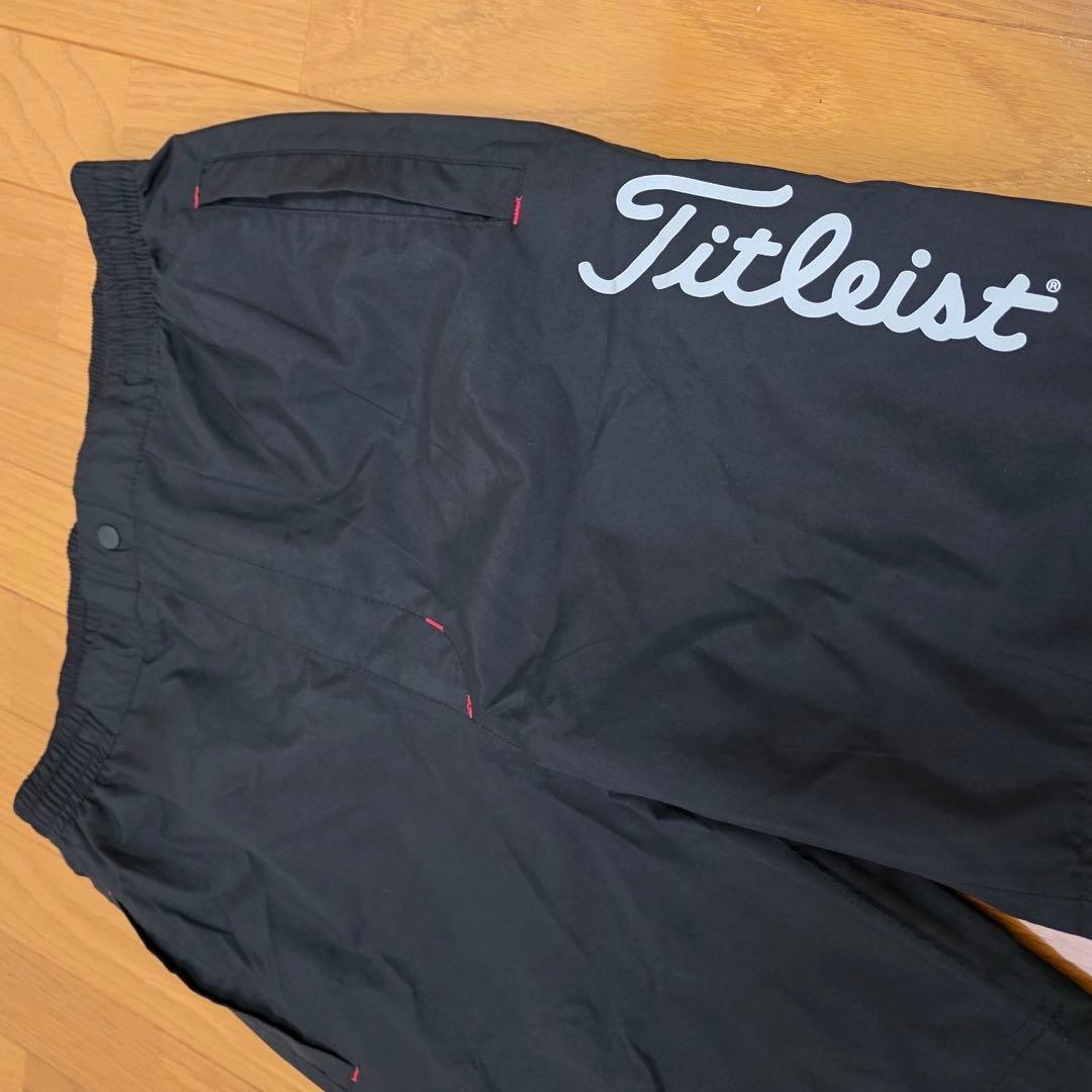 【美品】Titleist レインウェア セットアップ ホワイト/ブラックL