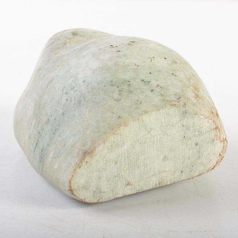 天然石　鑑賞石　翡翠石　緑石　原石　置物　重さ約745g　C　R7024