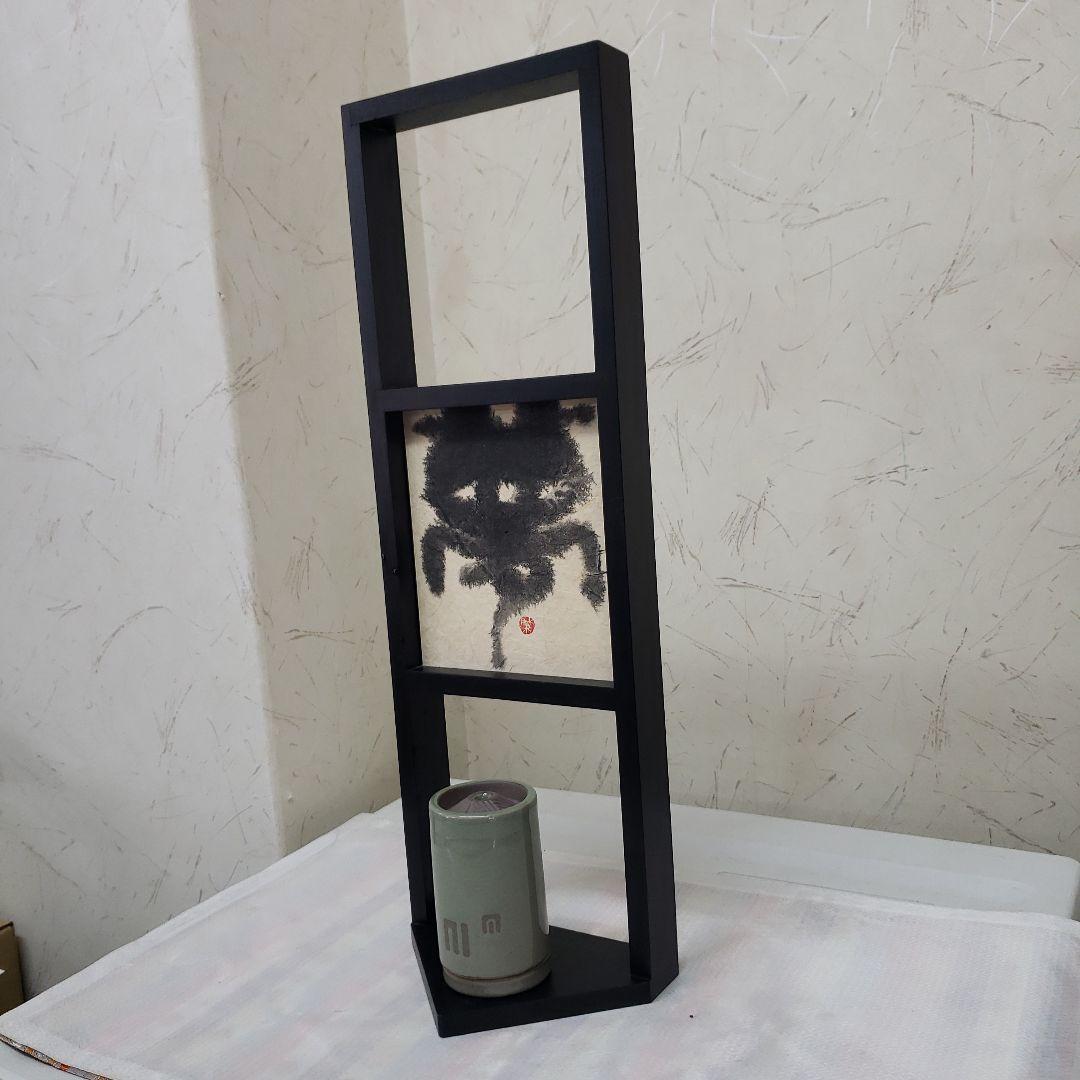 蔵出し特価香屏風　夢手書リバーシブル 香呂付き１５×１０×３５cm香台説明書付き