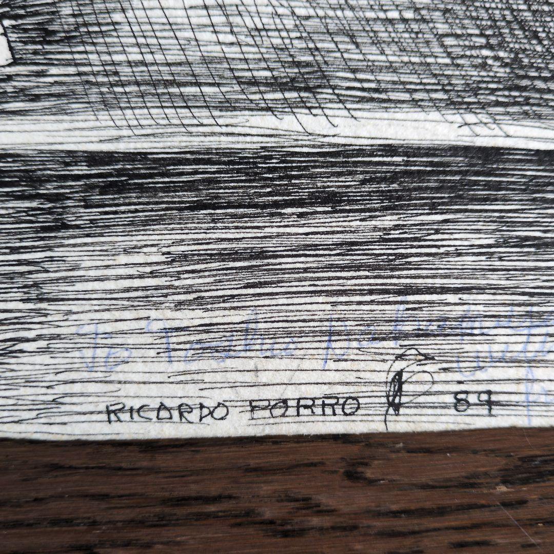 建築家リカルド・ポロ　ペン画