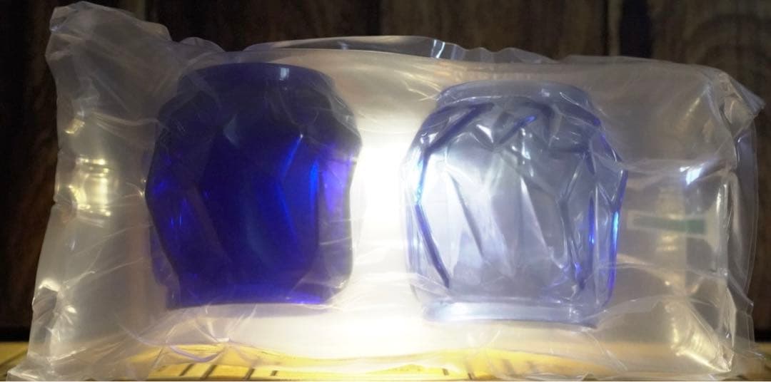 【梅雨明けには是非！】IWATA DENKI クラッシュアイスクリアブルー　ホヤ