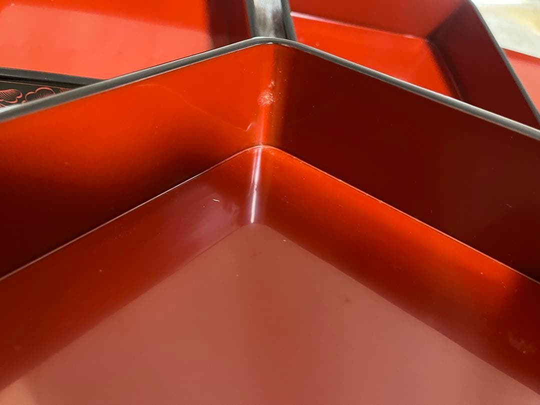 《美品》輪島塗　石川堂謹製　重箱　四段重 工芸品