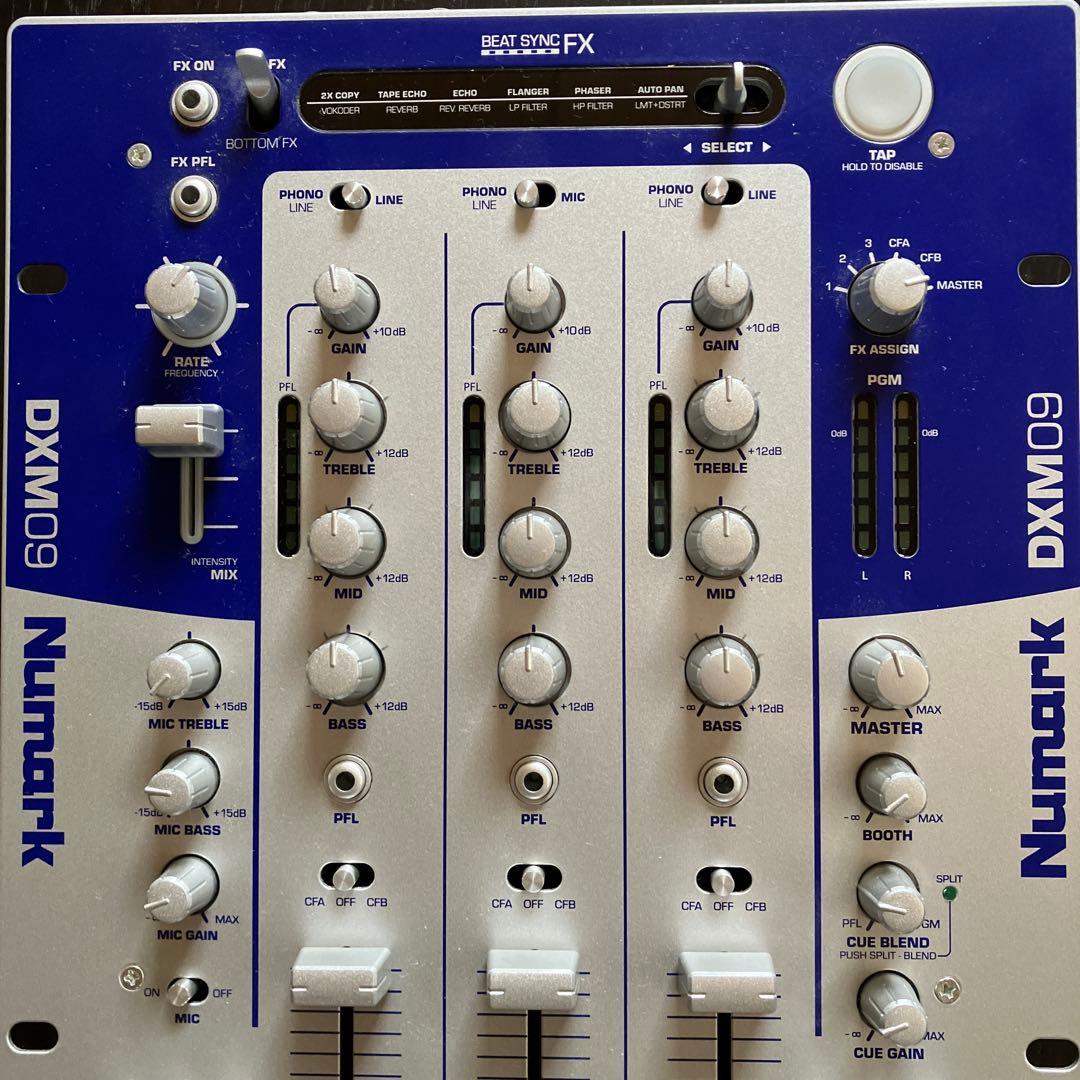 Numark DXM09 DJミキサー 24ビットデジタル 3チャンネル