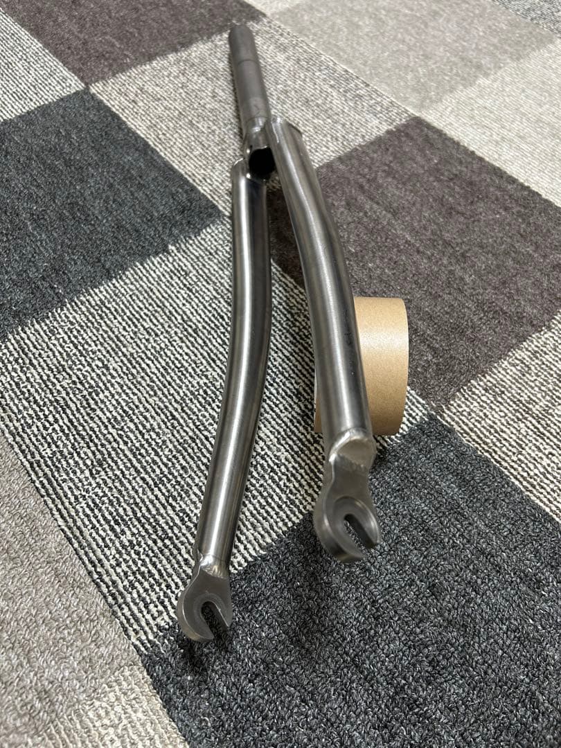 チタン titanium フロントフォーク 700c OS