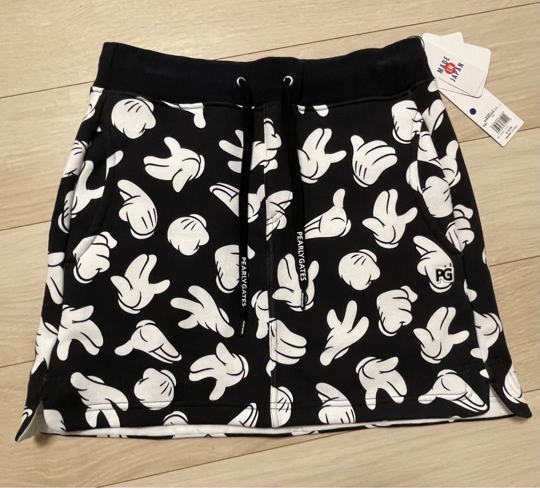 新品　パーリーゲイツ　ミッキーマウス　裏起毛スウェットパーカー　セットアップ