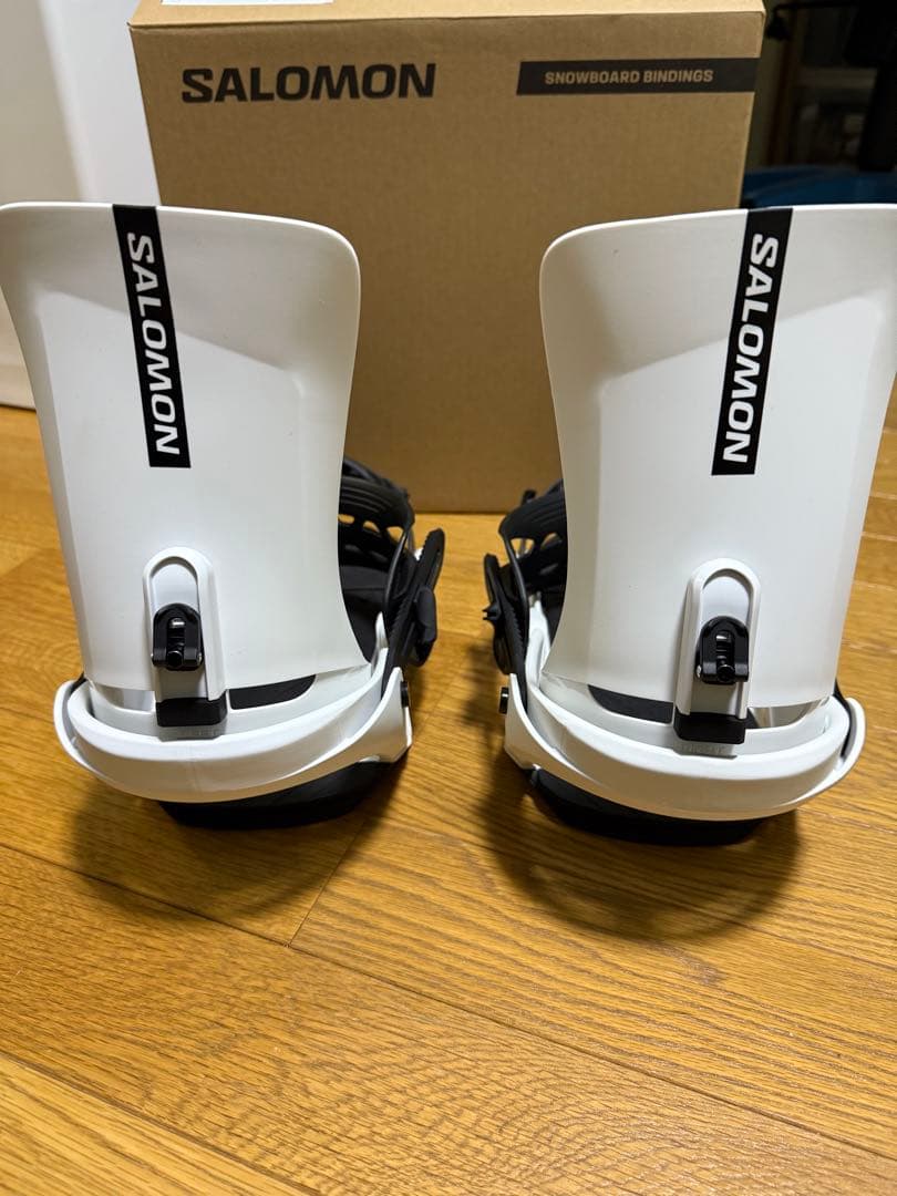 SALOMON スノーボードビンディング rhythm ホワイト L