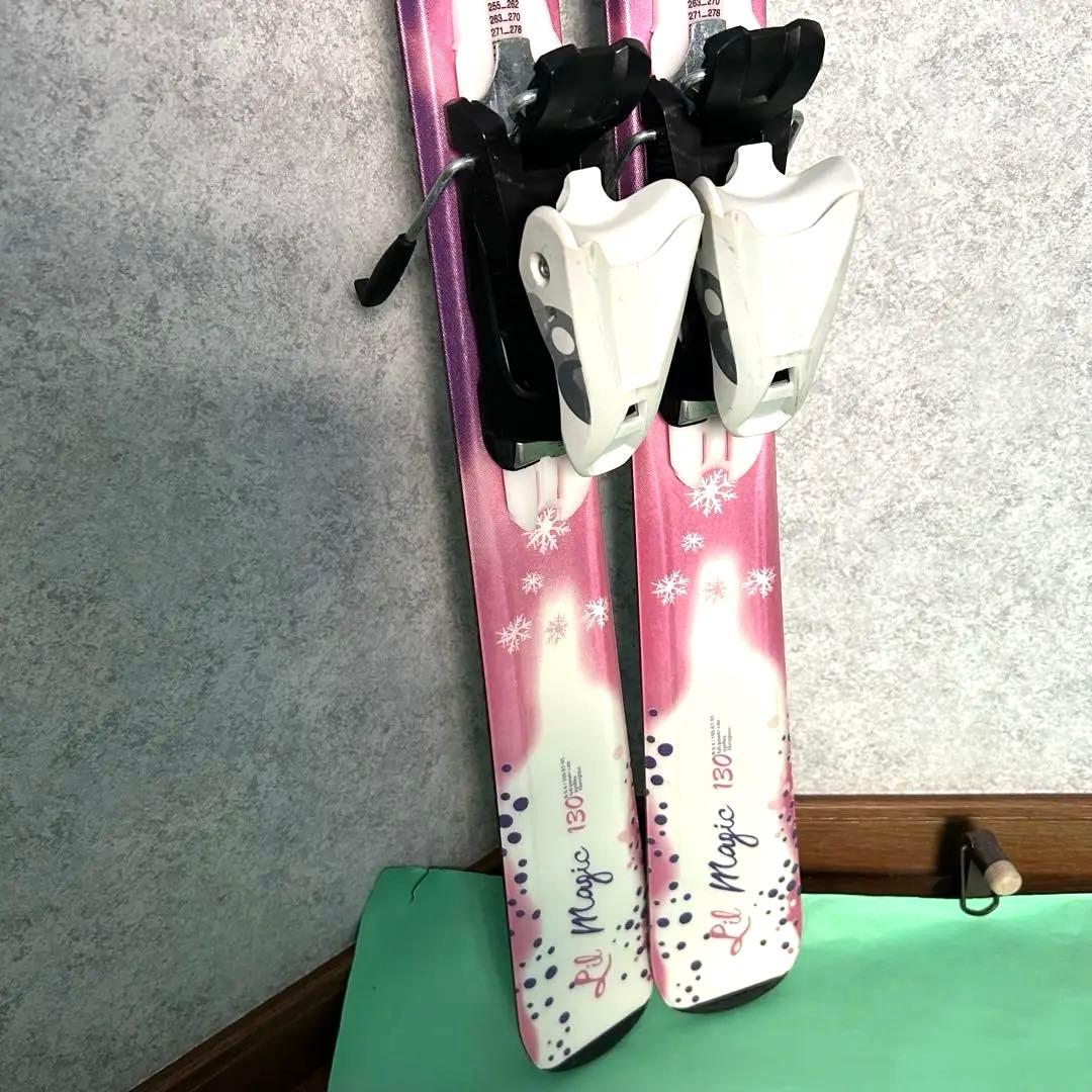 【Elan エラン】スキー ３点セット 130cm キッズ ジュニア 女の子