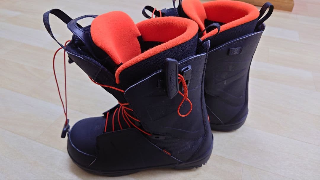 ＊美品Salomon 　FACTION スノーボードブーツ 黒サイズ26.5cm