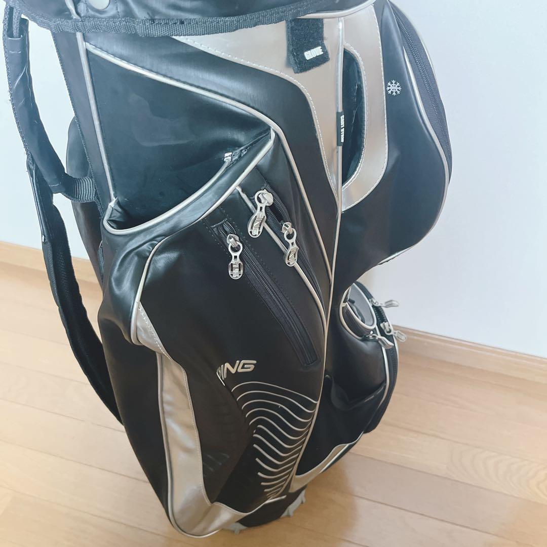 K215 美品 PING ピン TRAVERSEトラバース キャディバッグ